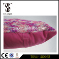 Quente venda especial técnico quente almofada estilo elegante vermelho knitting travesseiro macio